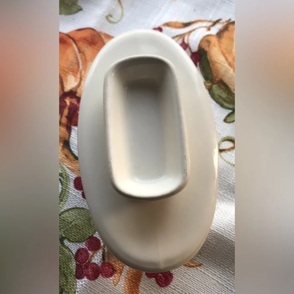 Elegant Cream Butter Bell for Regular Size Butter Cube